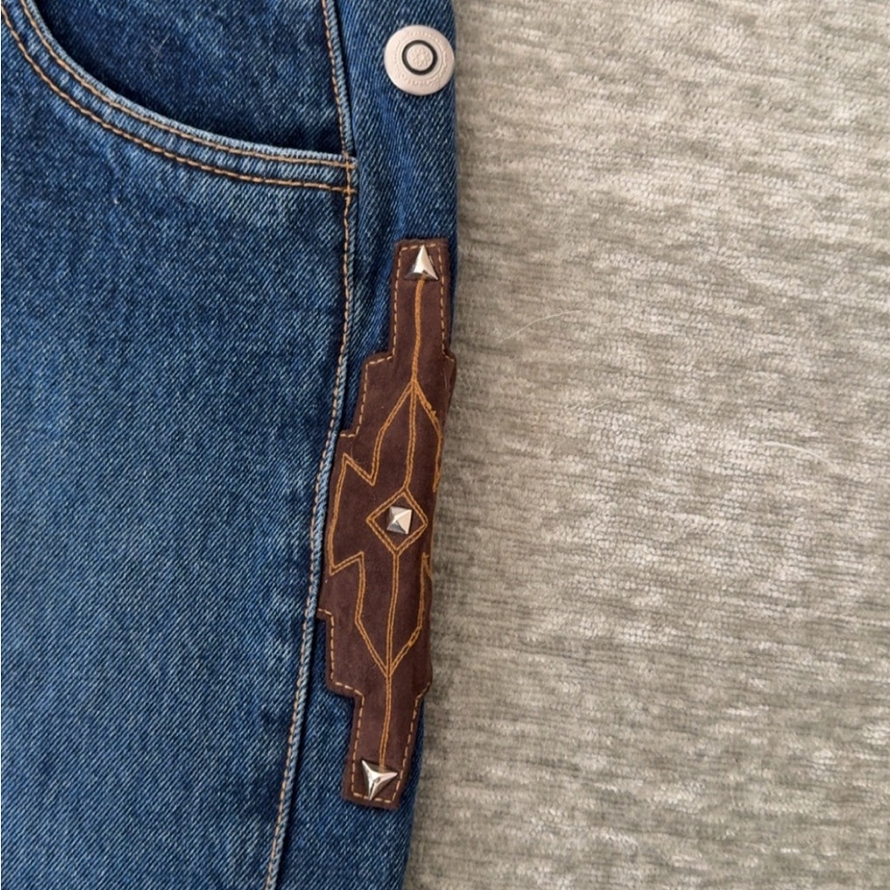 Vintage Lawman Western Skirt - Picture 4 of 6